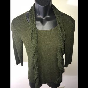 Coldwater Creek top green